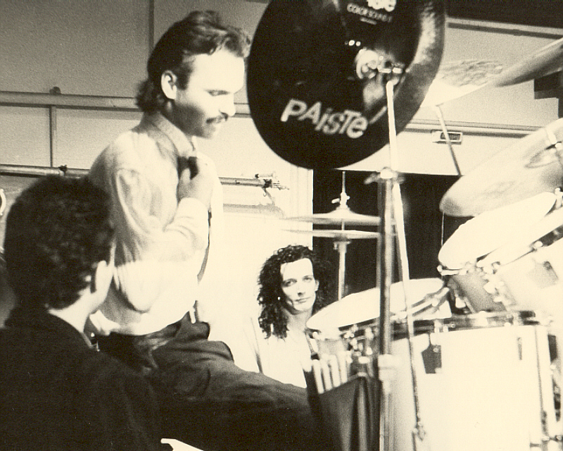 bei Dreharbeiten, 1988